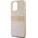 DKNY DKNY DKHCP14XPRTHSLP iPhone 14 Pro Max 6.7" różowy/pink hardcase Leather Mono Stripe & Metal Logo