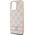DKNY DKNY DKHCP14XPCPTSSP iPhone 14 Pro Max 6.7" różowy/pink hardcase Leather Checkered Mono Pattern & Printed Stripes