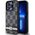 DKNY DKNY DKHCP14XPCPTSSK iPhone 14 Pro Max 6.7" czarny/black hardcase Leather Checkered Mono Pattern & Printed Stripes