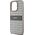 DKNY DKNY DKHCP15LPRTHSLE iPhone 15 Pro 6.1" beżowy/beige hardcase Leather Mono Stripe & Metal Logo