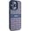 DKNY DKNY DKHCP15LPRTHSLB iPhone 15 Pro 6.1" niebieski/blue hardcase Leather Mono Stripe & Metal Logo