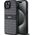 DKNY DKNY DKHCP15MPRTHSLK iPhone 15 Plus / 14 Plus 6.7" czarny/black hardcase Leather Mono Stripe & Metal Logo