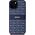DKNY DKNY DKHCP15SPRTHSLB iPhone 15 / 14 / 13 6.1" niebieski/blue hardcase Leather Mono Stripe & Metal Logo