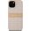DKNY DKNY DKHCP15SPRTHSLP iPhone 15 / 14 / 13 6.1" różowy/pink hardcase Leather Mono Stripe & Metal Logo