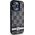 DKNY DKNY DKHCP15XPCPTSSK iPhone 15 Pro Max 6.7" czarny/black hardcase Leather Checkered Mono Pattern & Printed Stripes
