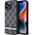 DKNY DKNY DKHCP15XPCPTSSK iPhone 15 Pro Max 6.7" czarny/black hardcase Leather Checkered Mono Pattern & Printed Stripes