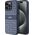 DKNY DKNY DKHCP15XPRTHSLB iPhone 15 Pro Max 6.7" niebieski/blue hardcase Leather Mono Stripe & Metal Logo