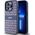 DKNY DKNY DKHCP15XPRTHSLB iPhone 15 Pro Max 6.7" niebieski/blue hardcase Leather Mono Stripe & Metal Logo