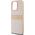 DKNY DKNY DKHCP15XPRTHSLP iPhone 15 Pro Max 6.7" różowy/pink hardcase Leather Mono Stripe & Metal Logo