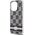 DKNY DKNY DKHMP13XHCPTSK iPhone 13 Pro Max 6.7" czarny/black hardcase IML Checkered Mono Pattern & Printed Stripes MagSafe