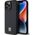 DKNY DKNY DKHMP13LPSHRPSK iPhone 13 Pro / 13 6.1" czarny/black hardcase Leather Pattern Metal Logo MagSafe