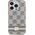 DKNY DKNY DKHMP14XHCPTSE iPhone 14 Pro Max 6.7" beżowy/beige hardcase IML Checkered Mono Pattern & Printed Stripes MagSafe