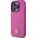 DKNY DKNY DKHMP15LPSHRPSP iPhone 15 Pro 6.1" różowy/pink hardcase Leather Monogram Pattern Metal Logo MagSafe