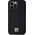 DKNY DKNY DKHMP14XPSHRPSK iPhone 14 Pro Max 6.7" czarny/black hardcase Leather Monogram Pattern Metal Logo MagSafe