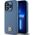DKNY DKNY DKHMP15LPSHRPSB iPhone 15 Pro 6.1" niebieski/blue hardcase Leather Monogram Pattern Metal Logo MagSafe