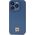DKNY DKNY DKHMP15LPSHRPSB iPhone 15 Pro 6.1" niebieski/blue hardcase Leather Monogram Pattern Metal Logo MagSafe