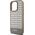 DKNY DKNY DKHMP15LPSOSPW iPhone 15 Pro 6.1" brązowy/brown hardcase Leather Printed Pattern Metal Logo MagSafe
