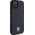 DKNY DKNY DKHMP15SPSHRPSK iPhone 15 / 14 / 13 6.1" czarny/black hardcase Leather Pattern Metal Logo MagSafe