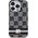 DKNY DKNY DKHMP15XHCPTSK iPhone 15 Pro Max 6.7" czarny/black hardcase IML Checkered Mono Pattern & Printed Stripes MagSafe