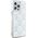 DKNY DKNY Liquid Glitter Multilogo - Etui iPhone 15 Pro Max (biały)