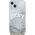 DKNY DKNY Liquid Glitter Big Logo - Etui iPhone 15 / 14 / 13 (biały)