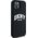 DKNY DKNY Liquid Silicone White Printed Logo MagSafe - Etui iPhone 14 / 15 / 13 (czarny)