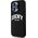 DKNY DKNY Liquid Silicone White Printed Logo MagSafe - Etui iPhone 13 Pro (czarny)