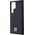 DKNY DKNY DKHMS24LPSHRPSK S24 Ultra S928 czarny/black hardcase Leather Pattern Metal Logo MagSafe