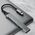 Dudao Dudao HUB 4in1 USB-C/4x USB-A(3 x USB 2.0/USB 3.0) 6,3cm czarny (A16T)