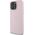 Guess Guess GUHMP15XPGHSMMP iPhone 15 Pro Max 6.7" różowy/pink MagSafe PU Grained Gold Ring