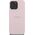 Guess Guess GUHMP15XPGHSMMP iPhone 15 Pro Max 6.7" różowy/pink MagSafe PU Grained Gold Ring