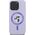 Karl Lagerfeld Karl Lagerfeld KLHMP16XSCMKCRHU iPhone 16 Pro Max 6.9" fioletowy/purple hardcase Silicone KC Heads Ring MagSafe