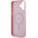 Guess Guess GUHMP16MPGHSMMP iPhone 16 Plus 6.7" różowy/pink hardcase Grained Ring MagSafe