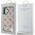 Guess Guess GUHMP16SPGPYSW iPhone 16 6.1" brązowy/brown hardcase Peony Script MagSafe