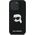 Karl Lagerfeld KARL LAGERFELD futerał do IPHONE 16 Pro Max kompatybilny z MagSafe KLHMP16XSKHPPLK (Sil KL Head Print) czarny