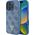 Guess Guess GUHCP16XP4TDPB iPhone 16 Pro Max 6.9" niebieski/blue hardcase Leather 4G Triangle Strass MagSafe