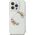 Guess Guess GUHMP16SHFWFCT iPhone 16 6.1" przeźroczysty/transparent hardcase IML Flowers Wreath MagSafe