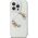 Guess Guess GUHMP16SHFWFCT iPhone 16 6.1" przeźroczysty/transparent hardcase IML Flowers Wreath MagSafe