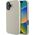Guess Guess GUHMP16SPGHSMME iPhone 16 6.1" beżowy/beige hardcase Grained Ring MagSafe