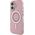 Guess Guess GUHMP16SPFTDTEP iPhone 16 6.1" różowy/pink hardcase IML Rhinestones MagSafe