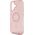 Guess Guess GUHMP16SPFTDTEP iPhone 16 6.1" różowy/pink hardcase IML Rhinestones MagSafe