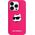Karl Lagerfeld Karl Lagerfeld KLHMP16SSCHPPLF iPhone 16 6.1" fuksja/fuschia hardcase Silicone Choupette Head Print MagSafe