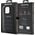 Mercedes AMG AMHCP16XGSEBK iPhone 16 Pro Max 6.9" czarny/black hardcase Leather Debossed Lines Black Logo