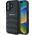 Mercedes AMG AMHCP16SGSEBK iPhone 16  6.1" czarny/black hardcase Leather Debossed Lines Black Logo