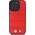 BMW BMW BMHMP16L23PUSPR iPhone 16 Pro 6.3" czerwony/red hardcase M Perforated And Stitched Line MagSafe