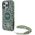 Guess Guess GUHMP16MHCPOFPA iPhone 16 Plus 6.7" zielony/green hardcase IML Flowers Allover Electro With Pearl Strap MagSafe