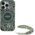 Guess Guess GUHMP16MHCPOFPA iPhone 16 Plus 6.7" zielony/green hardcase IML Flowers Allover Electro With Pearl Strap MagSafe