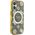 Guess Guess GUHMP16SH4PYEEW iPhone 16 6.1" brązowy/brown hardcase IML Peony On 4G Background MagSafe