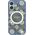 Guess Guess GUHMP16SH4PYEEB iPhone 16 6.1" niebieski/blue hardcase IML Peony On 4G Background MagSafe