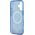 Guess Guess GUHMP16SH4PYEEB iPhone 16 6.1" niebieski/blue hardcase IML Peony On 4G Background MagSafe